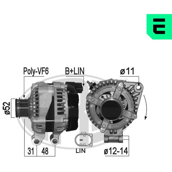 Generator 14V 150A