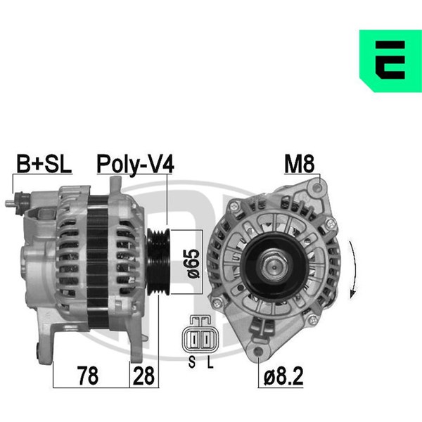 Generator 14V 90A