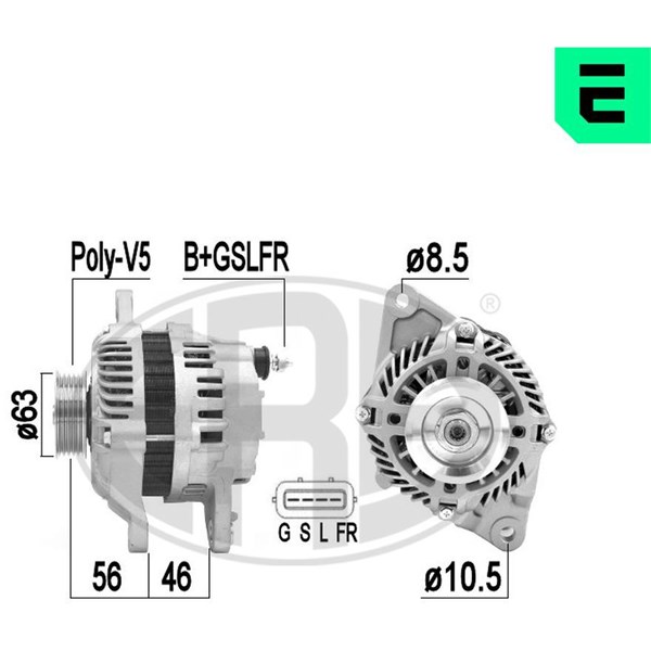 Generator 14V 85A