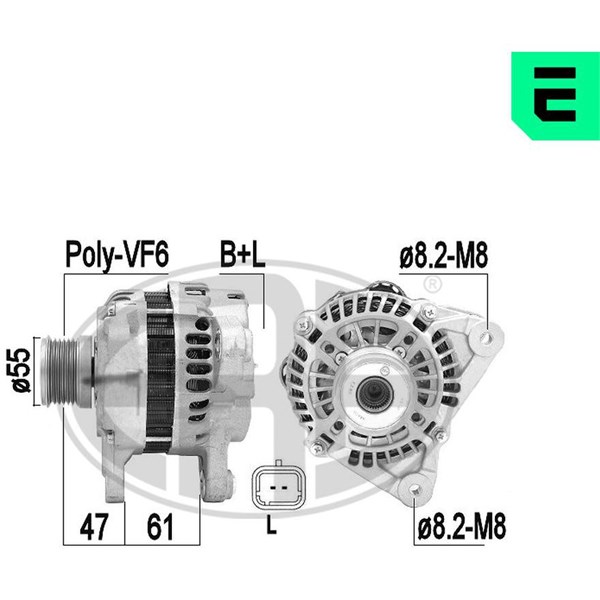 Generator 14V 110A