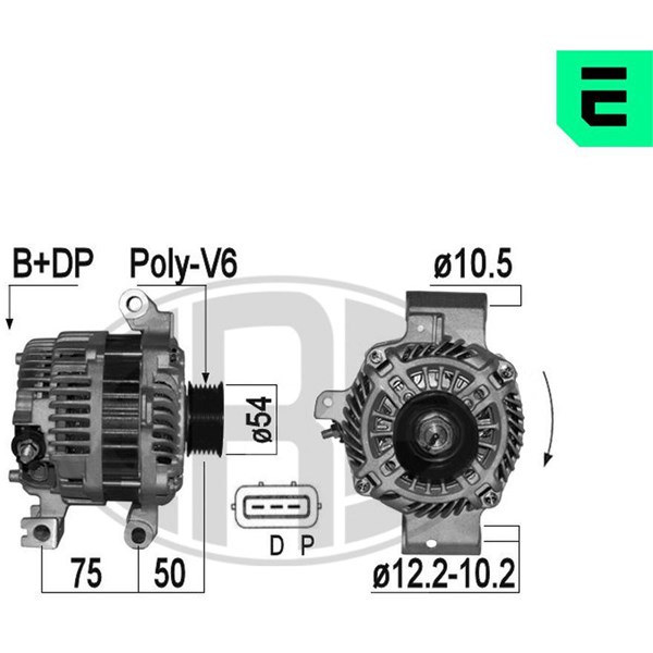 Generator 14V 100A