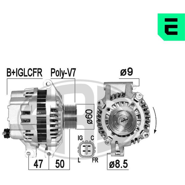 Generator 14V 70A