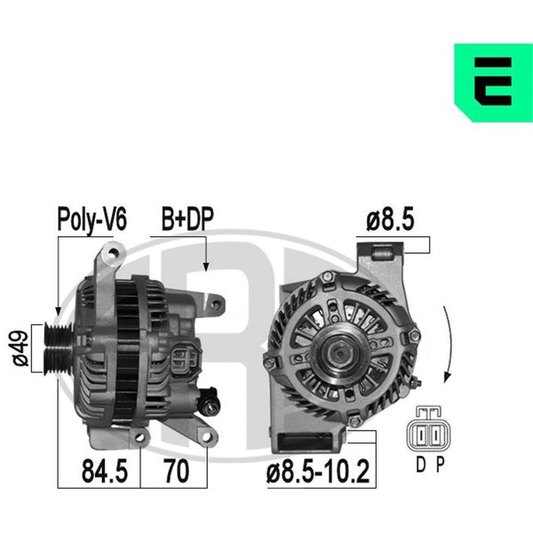 Generator 14V 90A
