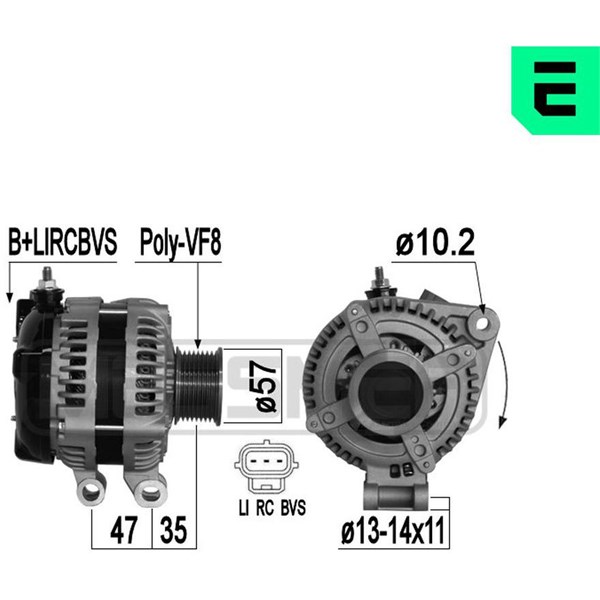 Generator 14V 150A