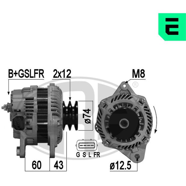 Generator 14V 120A