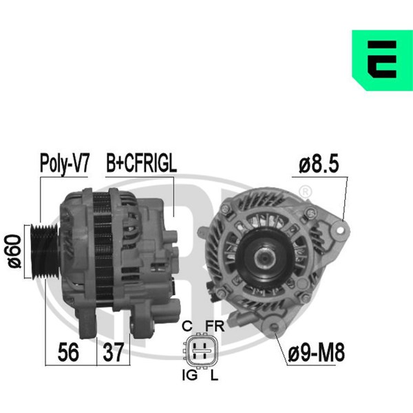 Generator 14V 90A