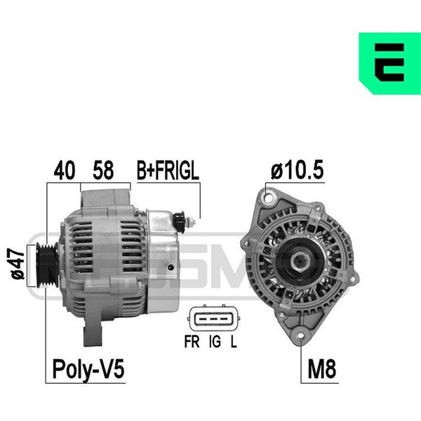 Generator 14V 90A