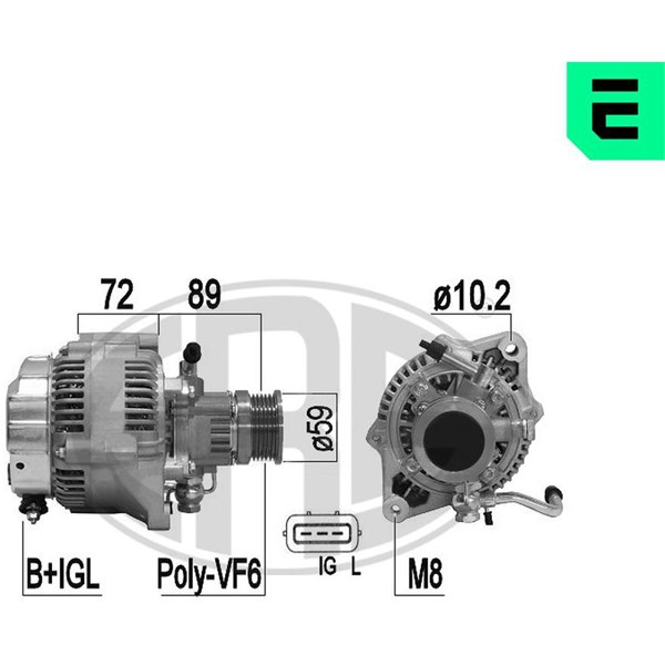 Generator 14V 100A