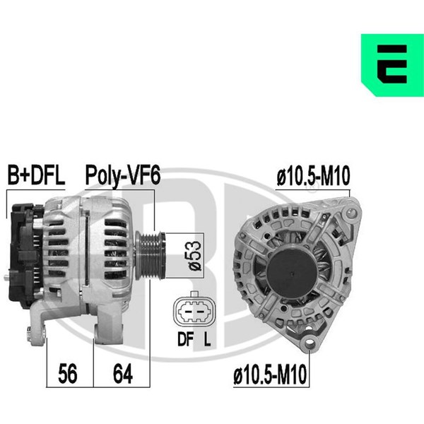 Generator 14V 120A