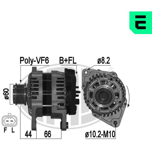 Generator 14V 100A