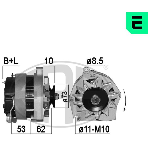 Generator 14V 70A