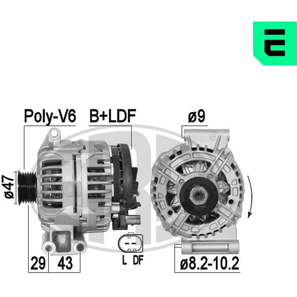 Generator 14V 110A