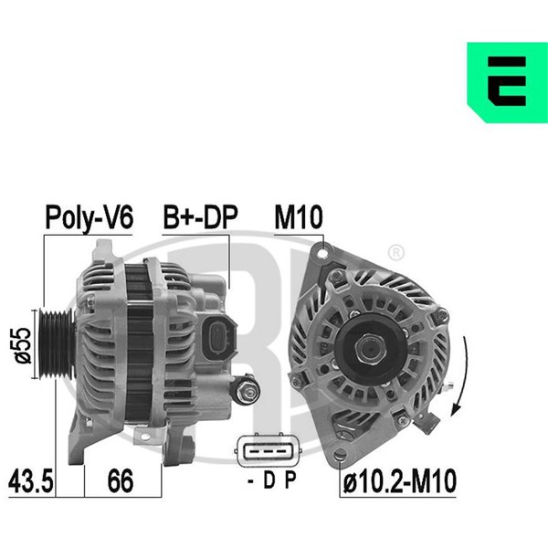 Generator 14V 90A
