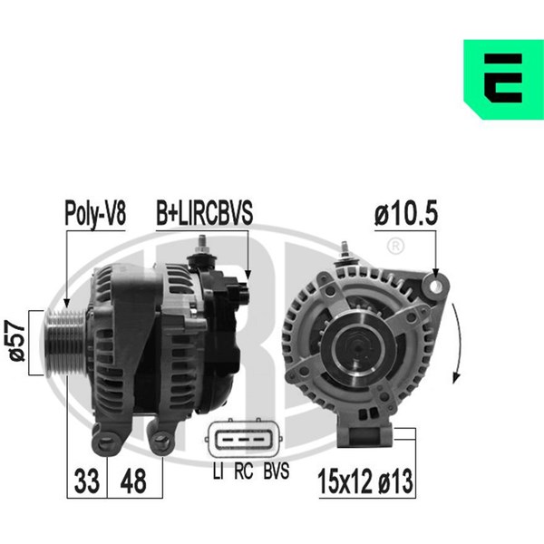 Generator 14V 150A