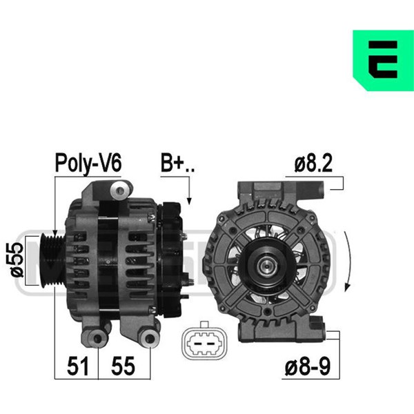 Generator 14V 140A