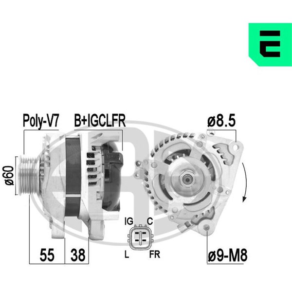 Generator 14V 130A Generator 14V 130A