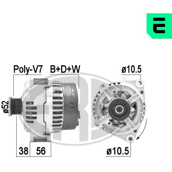 Generator 14V 150A