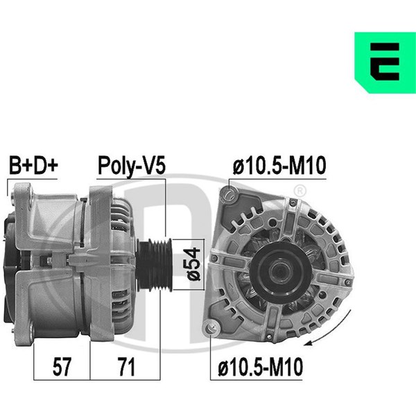 Generator 14V 100A