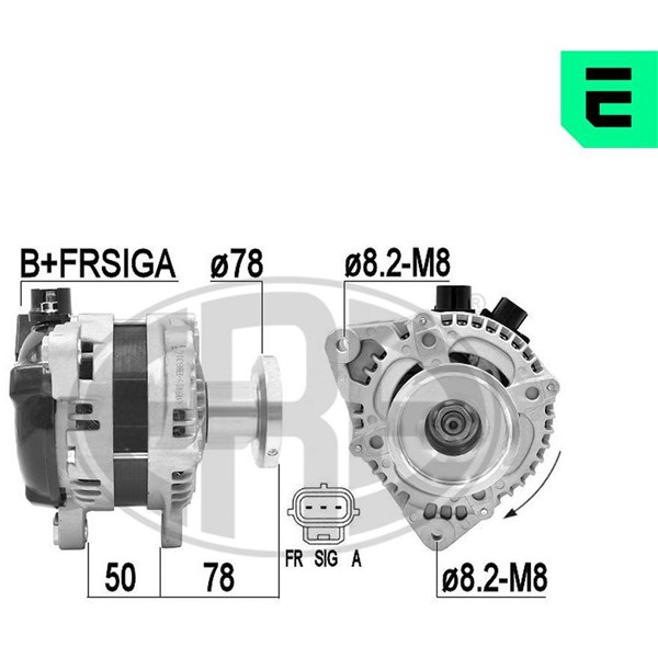 Generator 14V 120A
