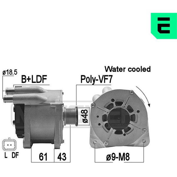 Generator 14V 155A