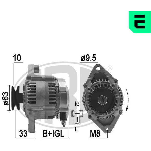 Generator 14V 40A