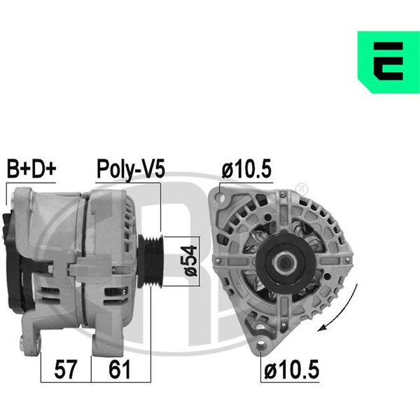 Generator 14V 100A