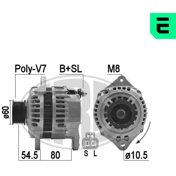 Generator 14V 90A