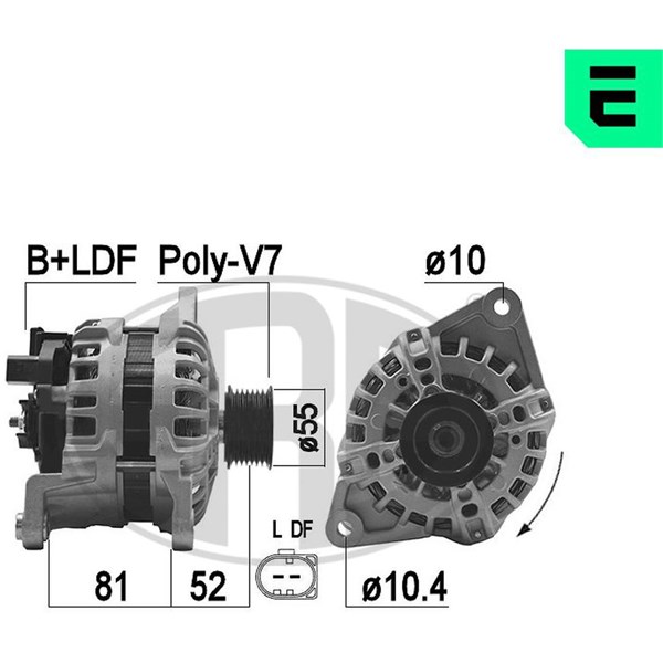 Generator 14V 150A