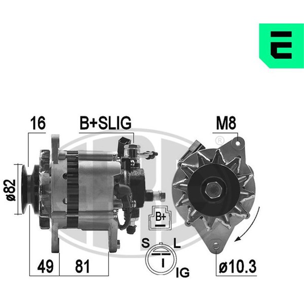 Generator 14V 50A