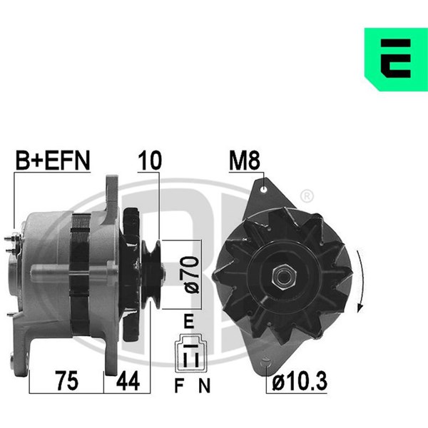 Generator 14V 50A