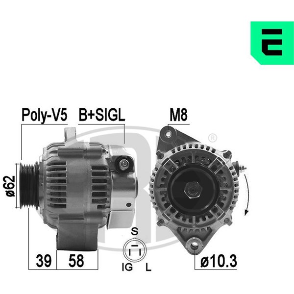 Generator 14V 70A