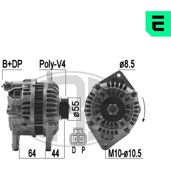 Generator 14V 70A