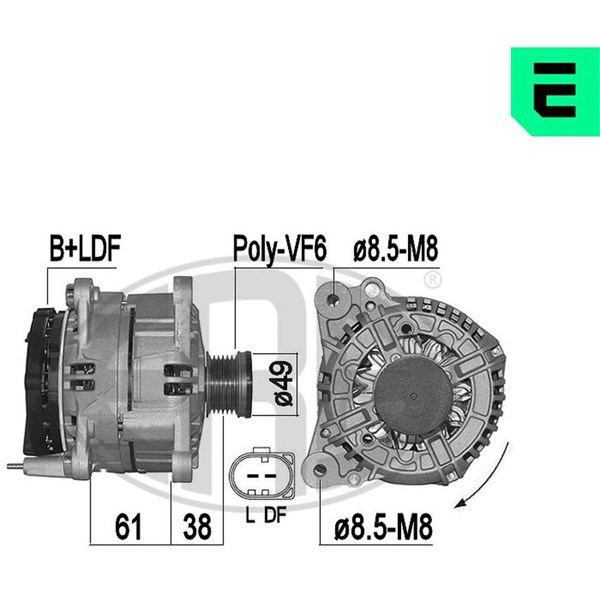 Generator 14V 140A