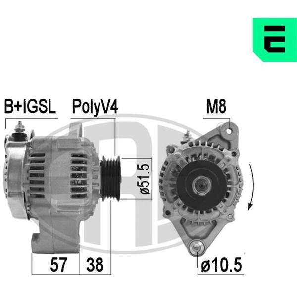 Generator 14V 50A