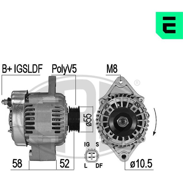 Generator 14V 70A