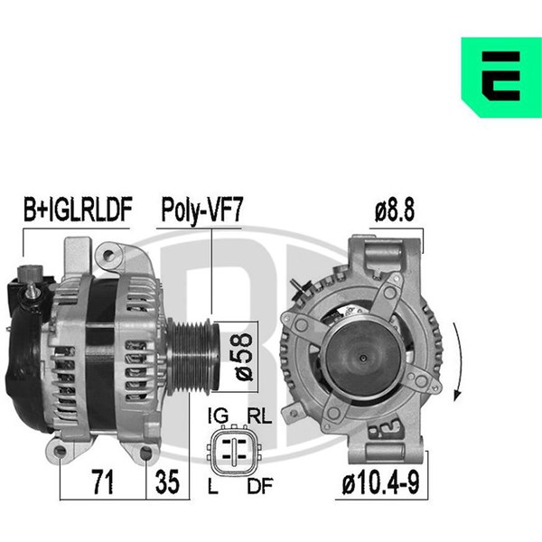 Generator 14V 150A
