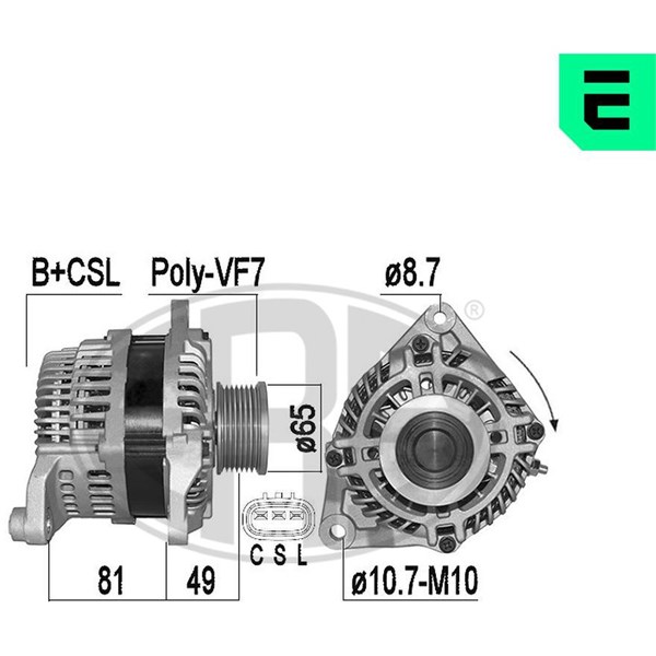 Generator 14V 150A