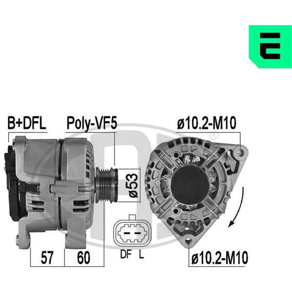 Generator 14V 100A