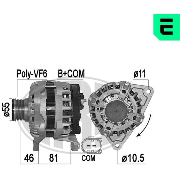Generator 14V 150A
