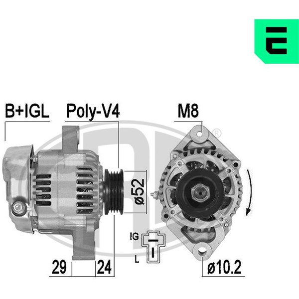 Generator 14V 60A