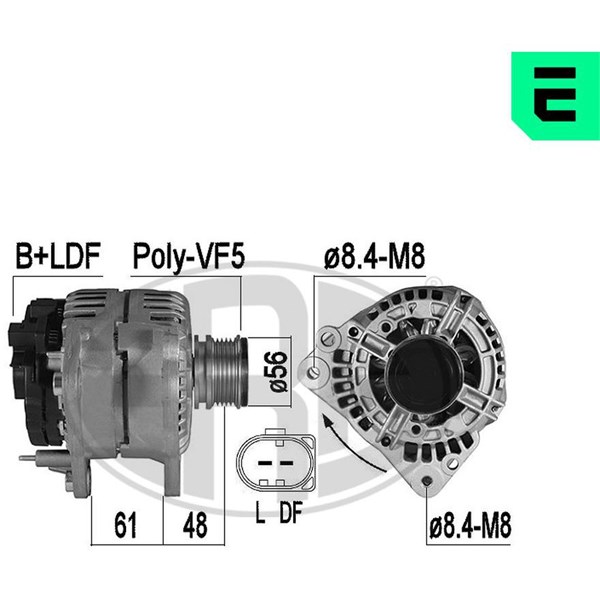 Generator 14V 70A