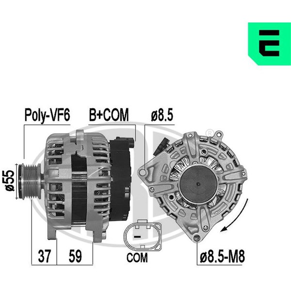 Generator 14V 175A