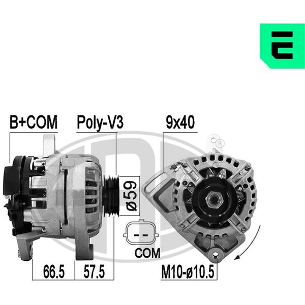 Generator 14V 90A