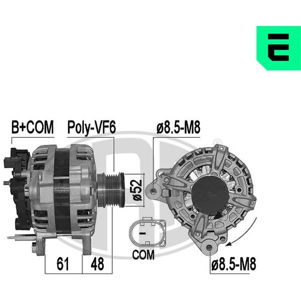 Generator 14V 140A