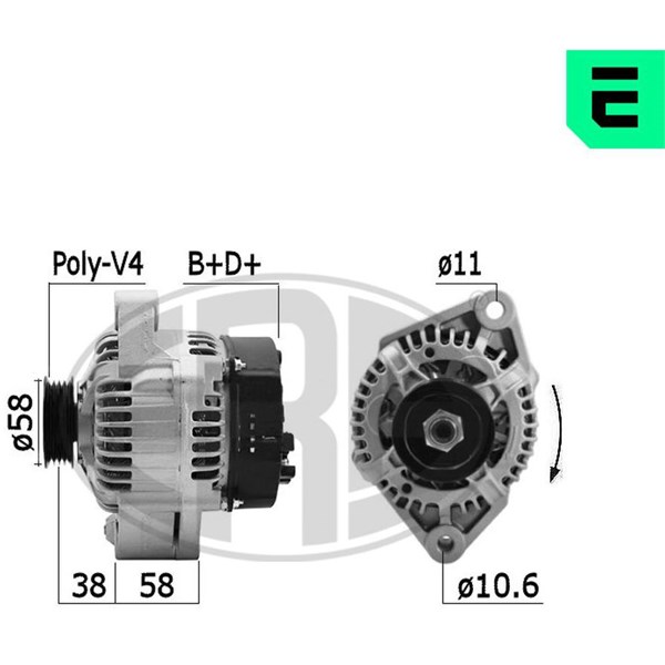 Generator 14V 75A