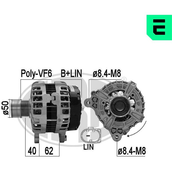 Generator 14V 180A