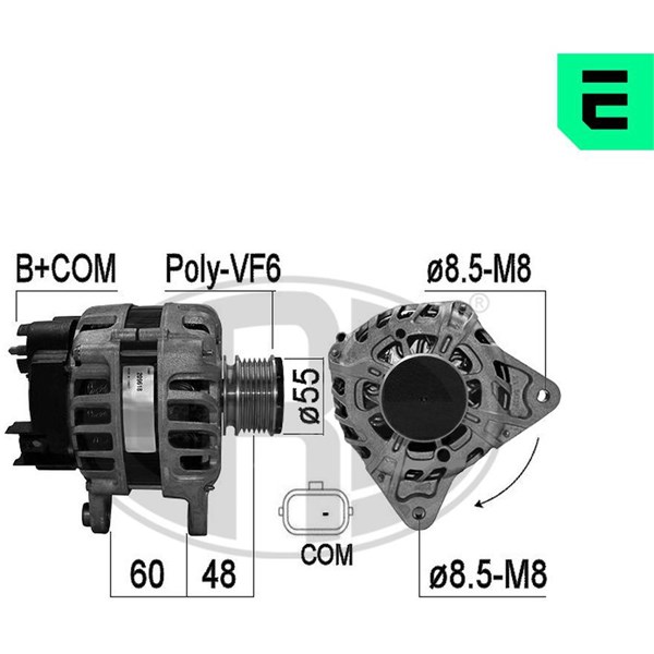 Generator 14V 120A