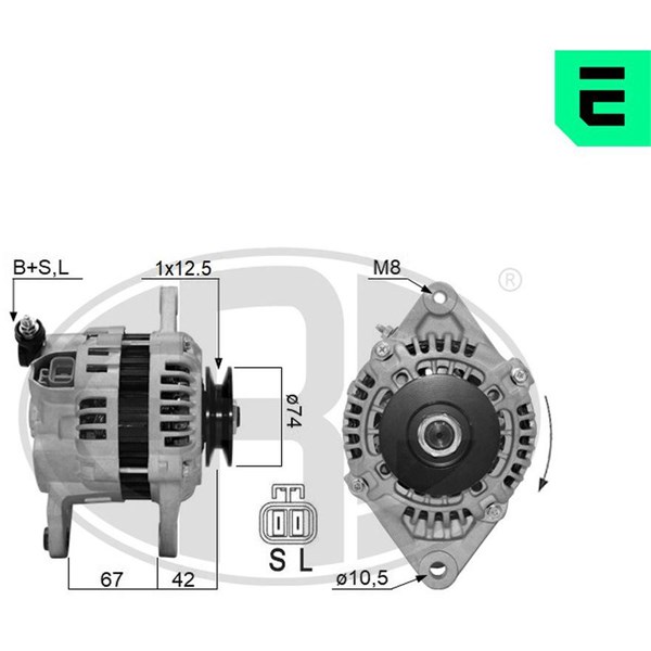 Generator 14V 60A