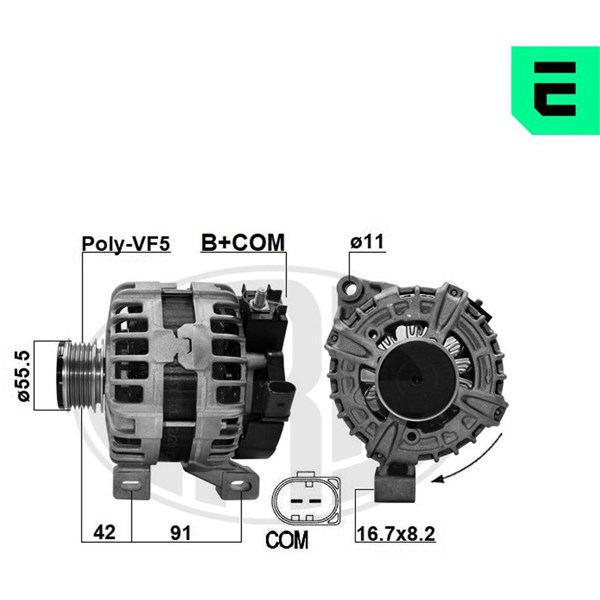 Generator 14V 175A