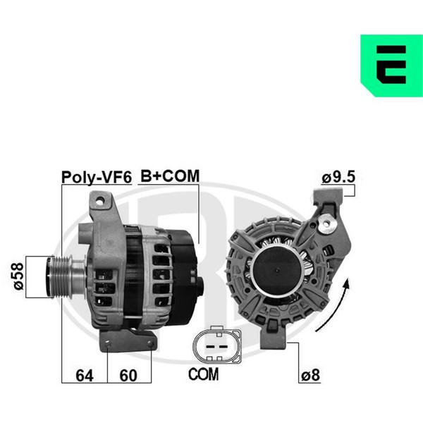 Generator 14V 150A